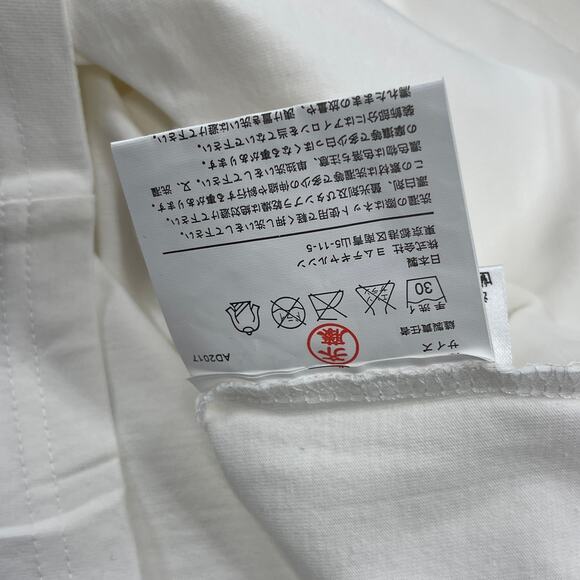 Comme des Garçons Play CDG Heart Logo White Tee T Shirt Size Large L B5 - Picture 4 of 5